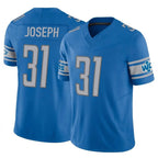 D.Lions #31 Kerby Joseph Player Blue Vapor F.U.S.E. Limited Home Game Gdoa Stitched Jerseys