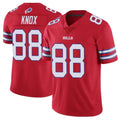 B.Bills #88 Dawson Knox Player Red Vapor Untouchable Limited Gdoa Stitched Jerseys