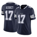 D.Cowboys #17 Brandon Aubrey Player Navy Limited Vapor F.U.S.E. Home Game Gdoa Stitched Jerseys