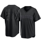 S.Mariners #24 Ken Griffey Jr Player Black Replica Fashion T-shirt Fdoa Stitched Jerseys