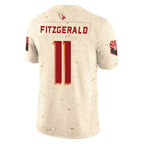A.Cardinals #11 Larry Fitzgerald Player Cream Rivalries Collection Vapor Limited Home Game Gdoa Stitched Jerseys