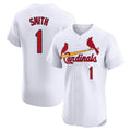St. Louis Cardinals #1 Ozzie Smith Player White Home Limited Elite Fdoa Stitched Jerseys