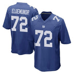 NY.Giants #72 Jermaine Eluemunor Player Royal Home Game Gdoa Stitched Jerseys