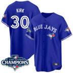 T.Blue Jays #30 Alejandro Kirk Player Royal AL East Division All Fdoa Stitched Jerseys