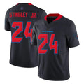 H.Texans #24 Derek Stingley Jr. Player Navy Limited 2nd Alternate Vapor F.U.S.E. Home Game Gdoa Stitched Jerseys