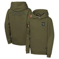 J.Jaguars ## Jaguars Blank Player Olive Salute to Service Pullover Hoodies Limited Gdoa Stitched Jerseys