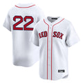 B.Red Sox #22 Garrett Whitlock Player White Limited Home Game Gdoa Stitched Jerseys