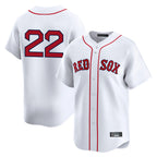 B.Red Sox #22 Garrett Whitlock Player White Limited Home Game Gdoa Stitched Jerseys