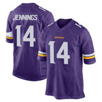 M.Vikings #14 Jauan Jennings Player Purple Home Game Gdoa Stitched Jerseys