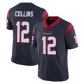 H.Texans #12 Nico Collins Player Navy Limited Vapor Untouchable Home Game Gdoa Stitched Jerseys