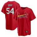 St. Louis Cardinals #54 Sonny Gray Player Red Home Game Fdoa Stitched Jerseys