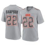 C.Browns #22 Dylan Sampson Player Gray Atmosphere Fashion Game Gdoa Stitched Jerseys