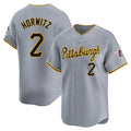 P.Pirates #2 Spencer Horwitz Player Gray Road Home Limited Fdoa Stitched Jerseys