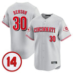 C.Reds #30 Ken Griffey Player Gray Vapor Premier Limited Home Gdoa Stitched Jerseys