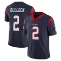 H.Texans #2 Calen Bullock Player Navy Limited Vapor Untouchable Home Game Gdoa Stitched Jerseys