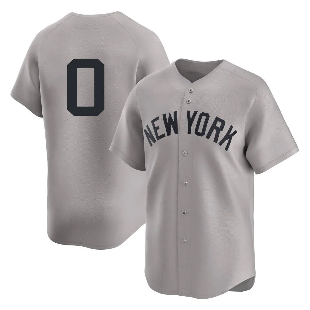 NY.Yankees #0 Marcus Stroman Player Gray Limited Fdoa Stitched Jerseys