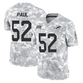 M.Dolphins #52 Patrick Paul Player Arctic Camo Salute To Service Limited Game Gdoa Stitched Jerseys