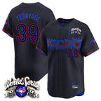 T.Blue Jays #39 Trey Yesavage Player Black 2025 American League Limited All Fdoa Stitched Jerseys