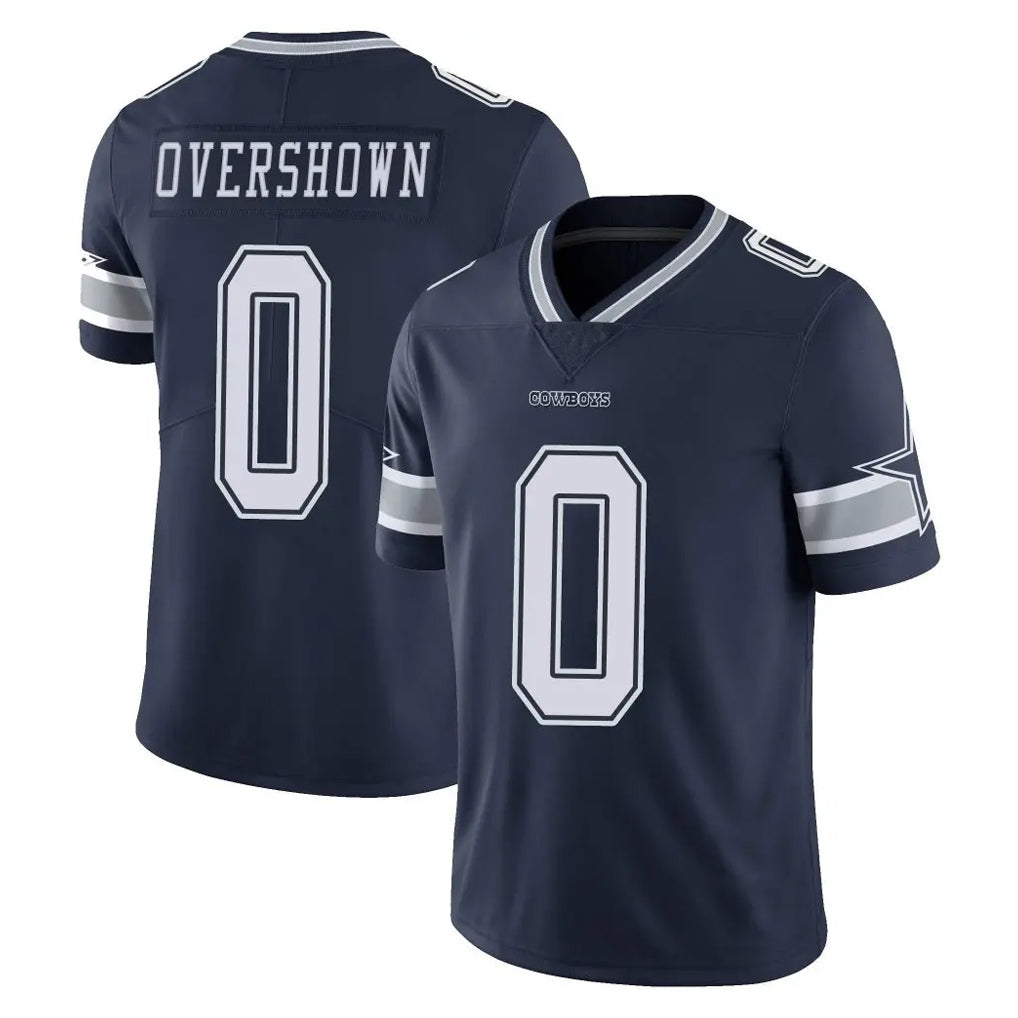 D.Cowboys #0 DeMarvion Overshown Player Navy Vapor Untouchable Limited Home Game Gdoa Stitched Jerseys