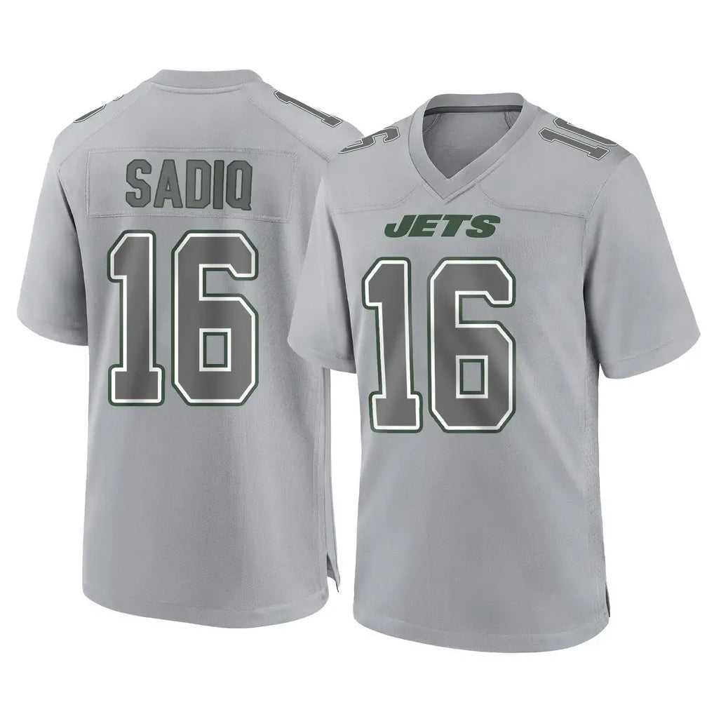 NY.Jets #16 Kenyon Sadiq Player Gray Limited Atmosphere Fashion Home Game Gdoa Stitched Jerseys