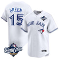 T.Blue Jays #15 Chad Green Player White 2025 World Series Limited Fdoa Stitched Jerseys