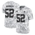 D.Cowboys #52 Tyler Booker Player Arctic Camo Salute to Service Limited Home Game Gdoa Stitched Jerseys