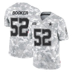 D.Cowboys #52 Tyler Booker Player Arctic Camo Salute to Service Limited Home Game Gdoa Stitched Jerseys