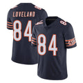 C.Bears #84 Colston Loveland Player Navy Vapor Untouchable Limited Home Game Gdoa Stitched Jerseys
