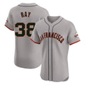 SF.Giants #38 Robbie Ray Player Gray Home Limited Elite Fdoa Stitched Jerseys