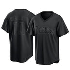 P.Phillies #10 J.T. Realmuto Player Black Pitch Fashion Limited T-shirt Fdoa Stitched Jerseys