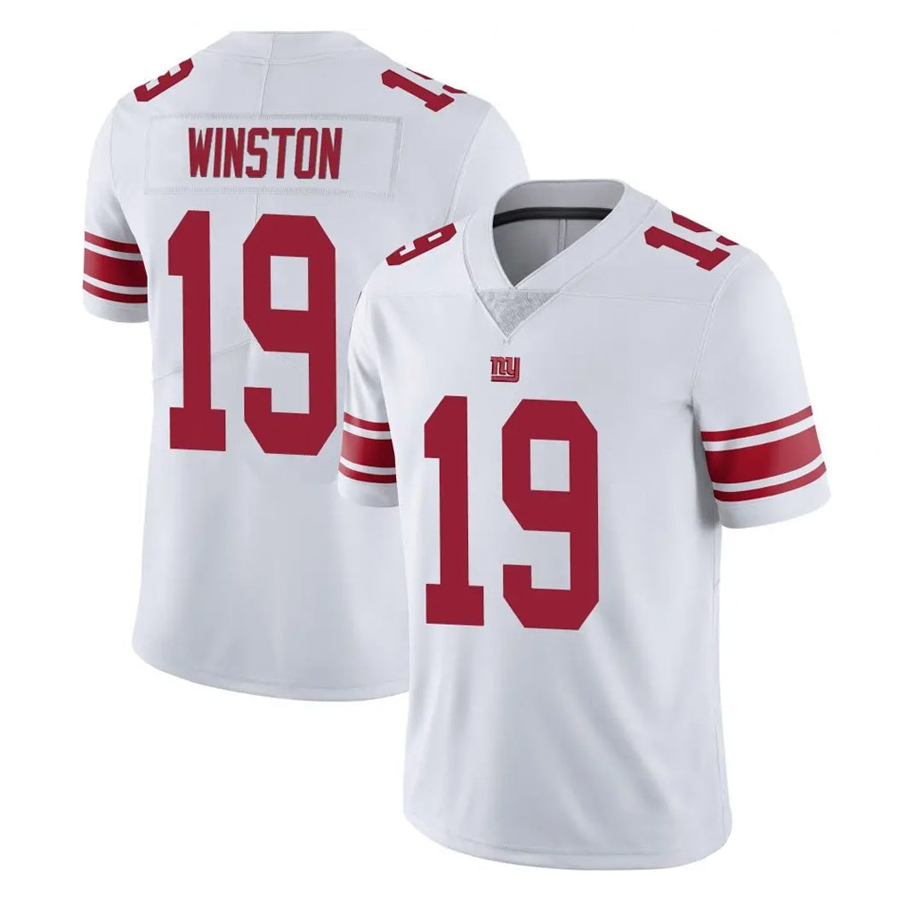NY.Giants #19 Jameis Winston Player White Limited Vapor Untouchable Home Game Gdoa Stitched Jerseys