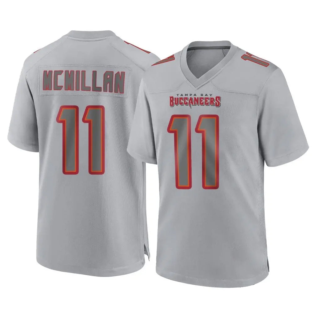 TB.Buccaneers #11 Jalen McMillan Player Gray Atmosphere Fashion Home Game Gdoa Stitched Jerseys