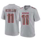 TB.Buccaneers #11 Jalen McMillan Player Gray Atmosphere Fashion Home Game Gdoa Stitched Jerseys
