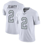 LV.Raiders #2 Ashton Jeanty Player White Limited Color Rush Home Game Gdoa Stitched Jerseys
