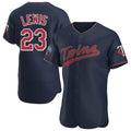 M.Twins #23 Royce Lewis Player Navy 60th Home Limited Elite Fdoa Stitched Jerseys