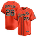 SF.Giants #26 Matt Chapman Player Orange Home Limited Fdoa Stitched Jerseys