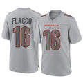 C.Bengals #16 Joe Flacco Player Gray Atmosphere Fashion Game Gdoa Stitched Jerseys
