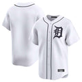 D.Tigers ## Tigers Blank Player White Home Limited Gdoa Stitched Jerseys