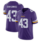 M.Vikings #43 Andrew Van Ginkel Player Purple Limited Vapor Untouchable Home Game Gdoa Stitched Jerseys