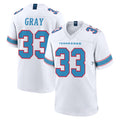 T.Titans #33 Cedric Gray Player White 2026 Game Home Gdoa Stitched Jerseys