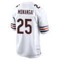C.Bears #25 Kyle Monangai Player White Home Game Gdoa Stitched Jerseys