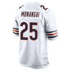 C.Bears #25 Kyle Monangai Player White Home Game Gdoa Stitched Jerseys