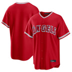 LA.Angels ## Angels Blank Player Red Home Game Fdoa Stitched Jerseys