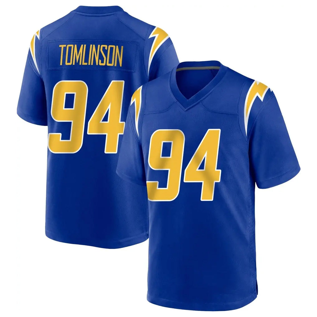LA.Chargers #94 Dalvin Tomlinson Player Royal Home Game Gdoa Stitched Jerseys