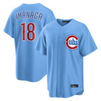 C.Cubs #18 Shota Imanaga Player Light Blue Home Game Gdoa Stitched Jerseys