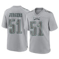 P.Eagles #51 Cam Jurgens Player Gray Atmosphere Fashion Home Game Gdoa Stitched Jerseys