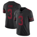 SF.49ers #3 Christian Kirk Player Black Alternate Limited Vapor Untouchable Home Game Gdoa Stitched Jerseys