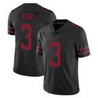 SF.49ers #3 Christian Kirk Player Black Alternate Limited Vapor Untouchable Home Game Gdoa Stitched Jerseys