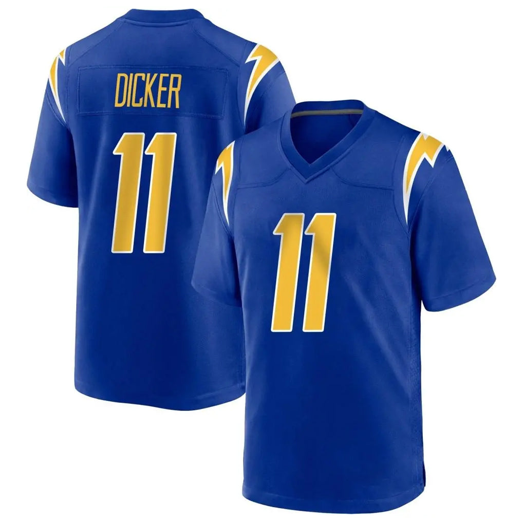 LA.Chargers #11 Cameron Dicker Player Royal Home Game Gdoa Stitched Jerseys