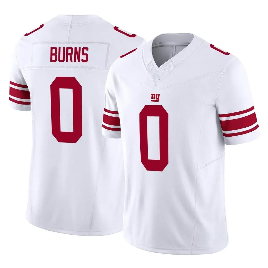 NY.Giants #0 Brian Burns Player White Limited Vapor F.U.S.E. Home Game Gdoa Stitched Jerseys